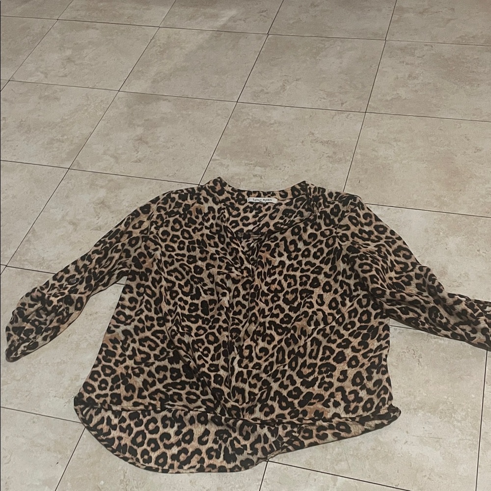Leopard Print Blouse